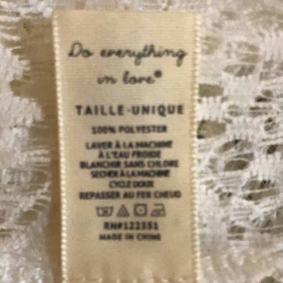 Lace Swim Suit Coverup 1 Size - Picture 6 of 6